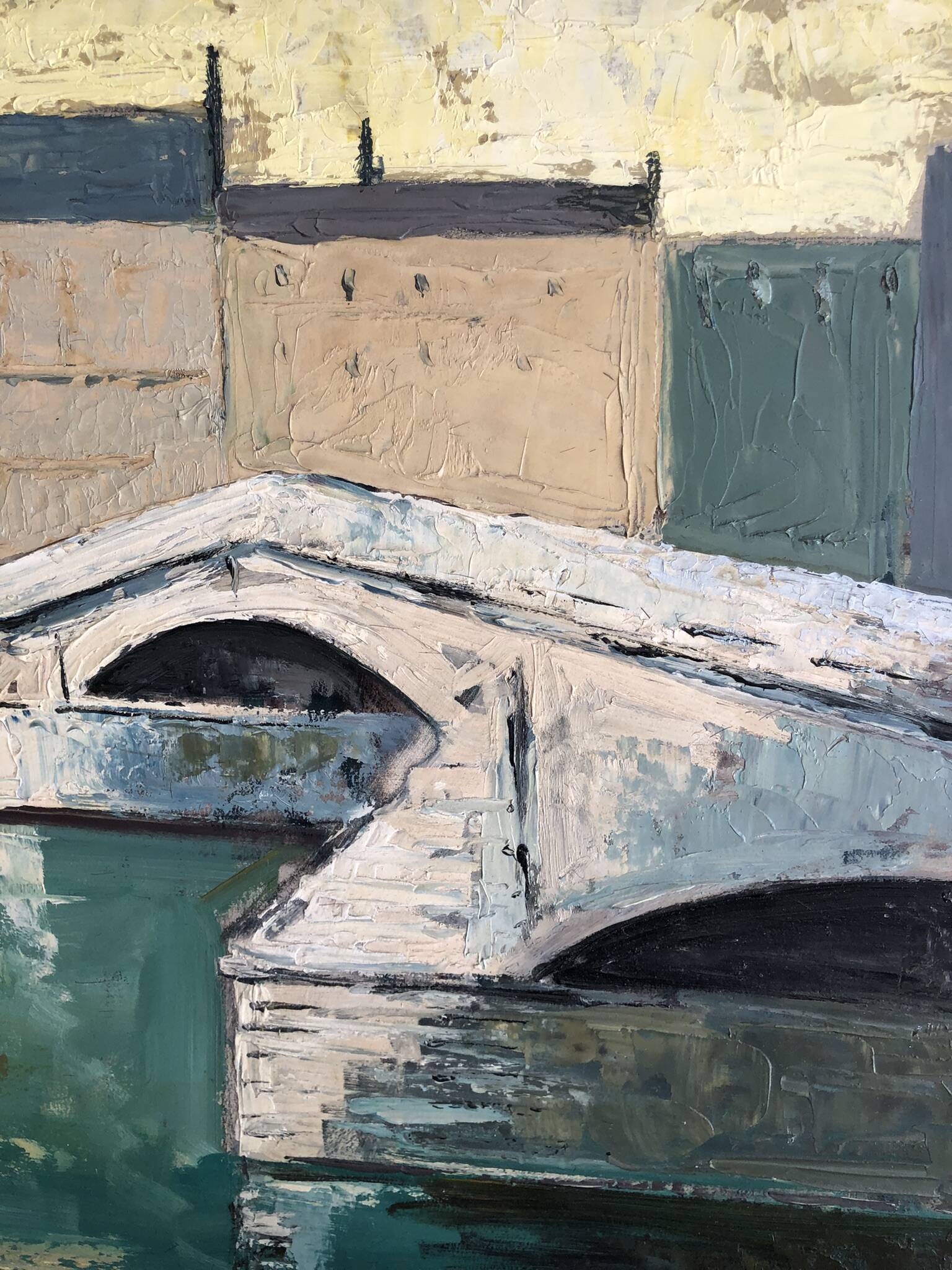 R. Lidoreau The new bridge, Paris