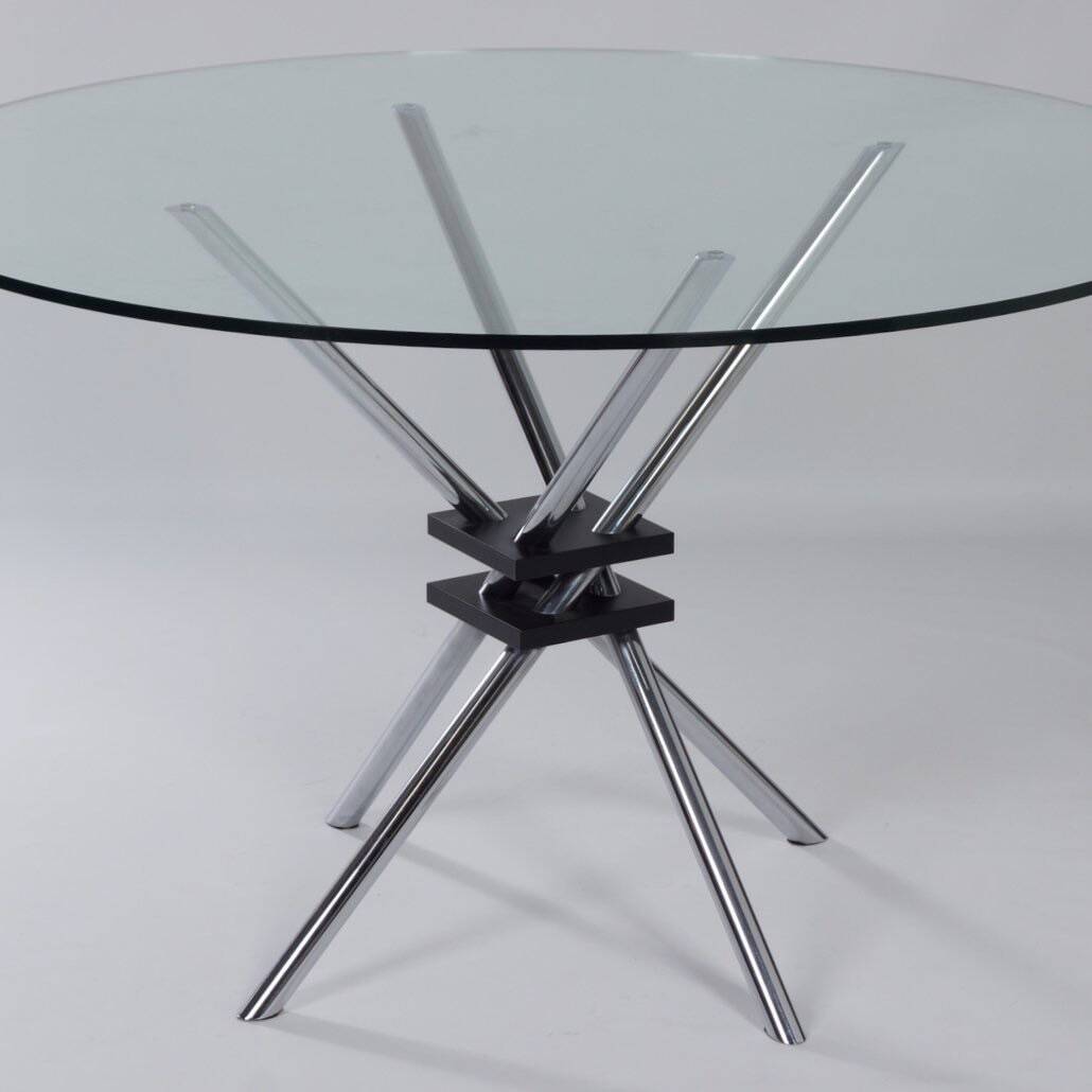 Round dining table model 459 by takehiko mizutani for alivar, 1990s