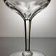 6 Val Saint Lambert crystal champagne glasses, Nestor model