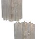 Murano Glass Tronchi Sconces Set of 8 1970’s