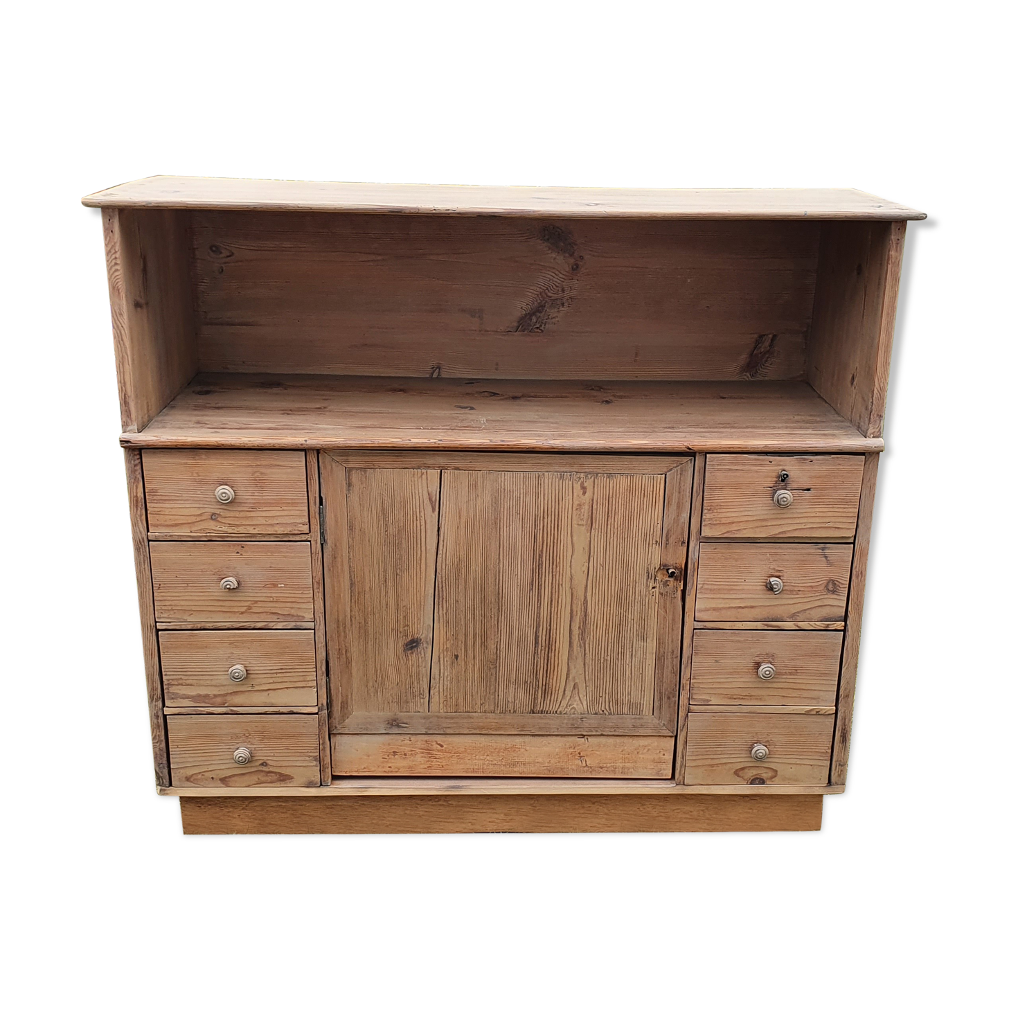 Small pharmacy or school furniture with drawers. 1920.