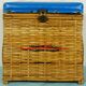Tabouret coffre en rotin Cheney England 1960