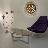 Space age coffee table "Ellipse" by Paul Legeard. 1960
