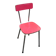 Vintage red Formica & chrome chair — 50s/60s Pop Chic style