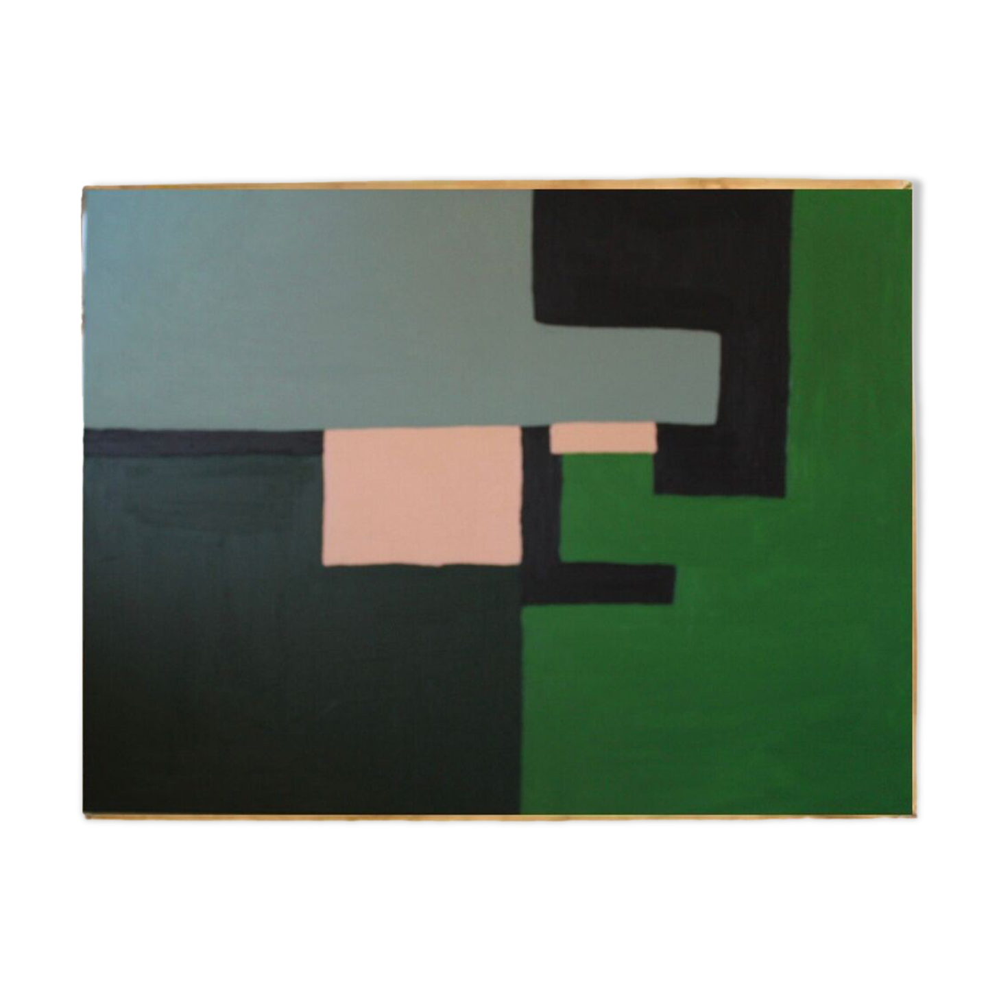 Abstract green to block