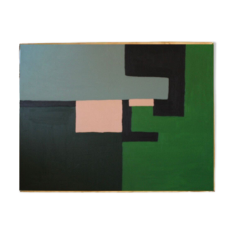 Abstract green to block