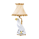 Lampe en bronze et porcelaine