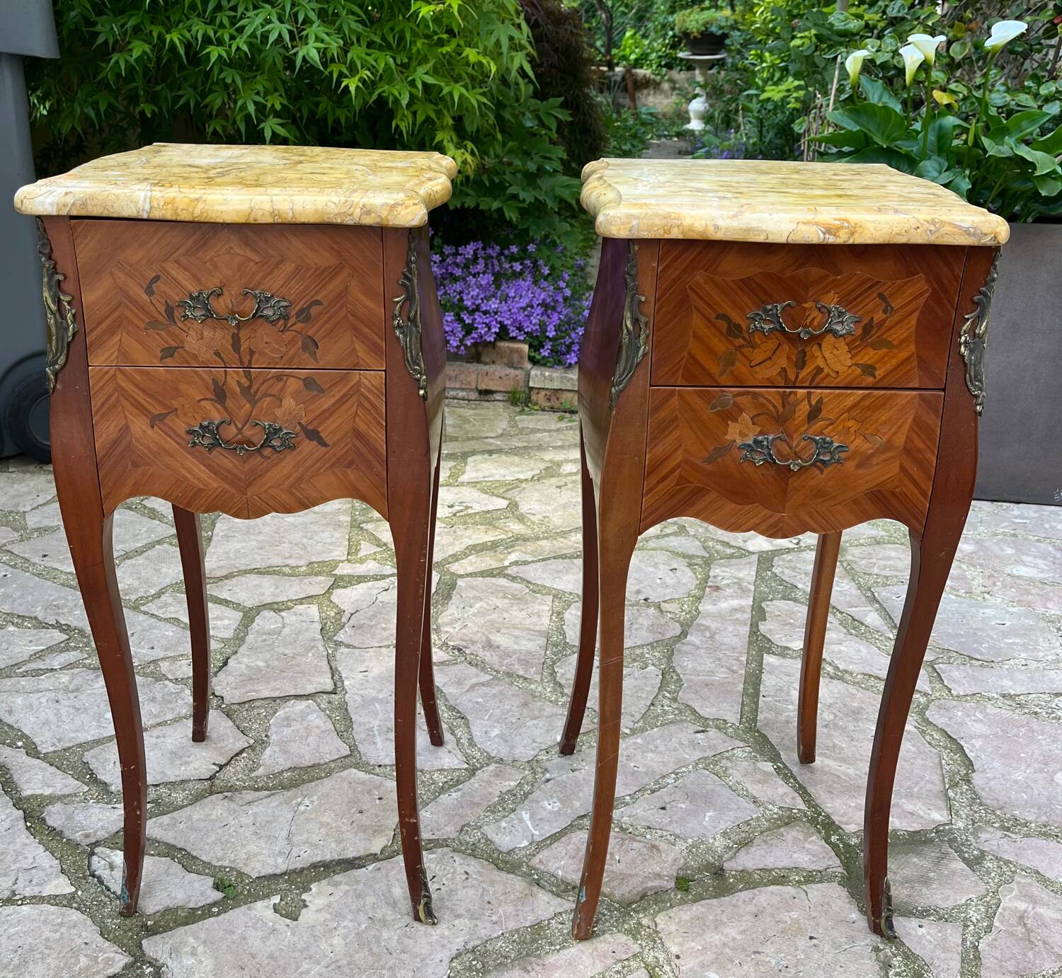 Pair of Louis XV bedside tables