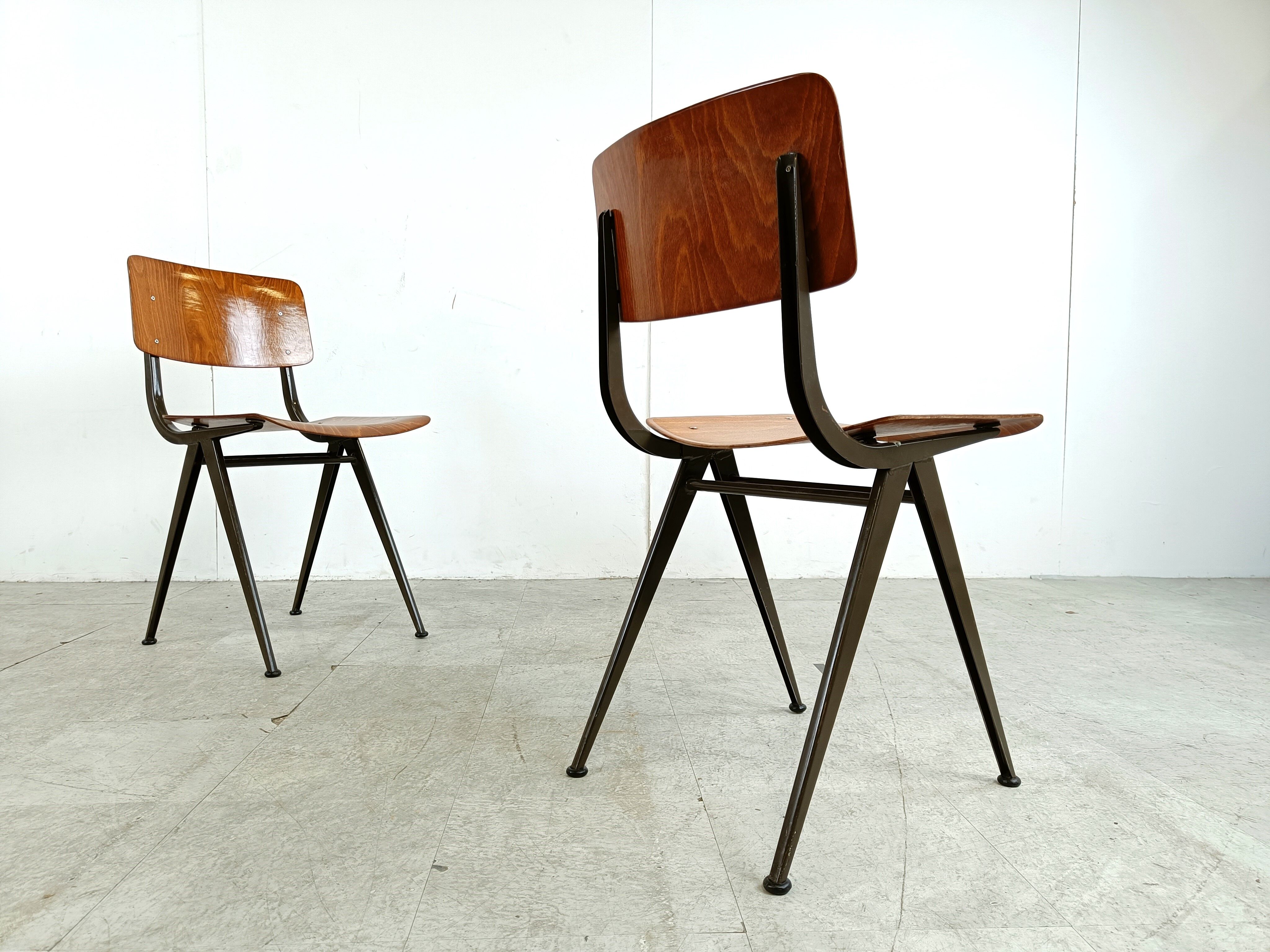 Vintage industrial dining chairs, 1960s
