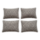 Set of 4 vintage kilim cushion covers 41x61 cm