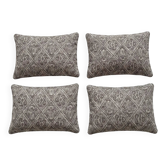 Set of 4 vintage kilim cushion covers 41x61 cm