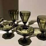 Set of 6 Art Deco glasses