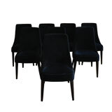 Set of 8 Febo dining chairs designed by Antonio Citterio in 2008 for Maxalto