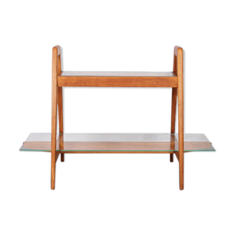 Table d'appoint tchèque en bois pour Krasna Jizba