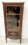 Vitrine de style Louis XV en acajou et bronze XIX siècle