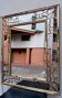 Mirror with parcloses, arabesque decoration, Venetian style.