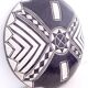 Traditional african tribal shield bamiliké wall décor