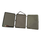 Triptych barber mirror