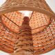 Vintage rattan lamp 1950