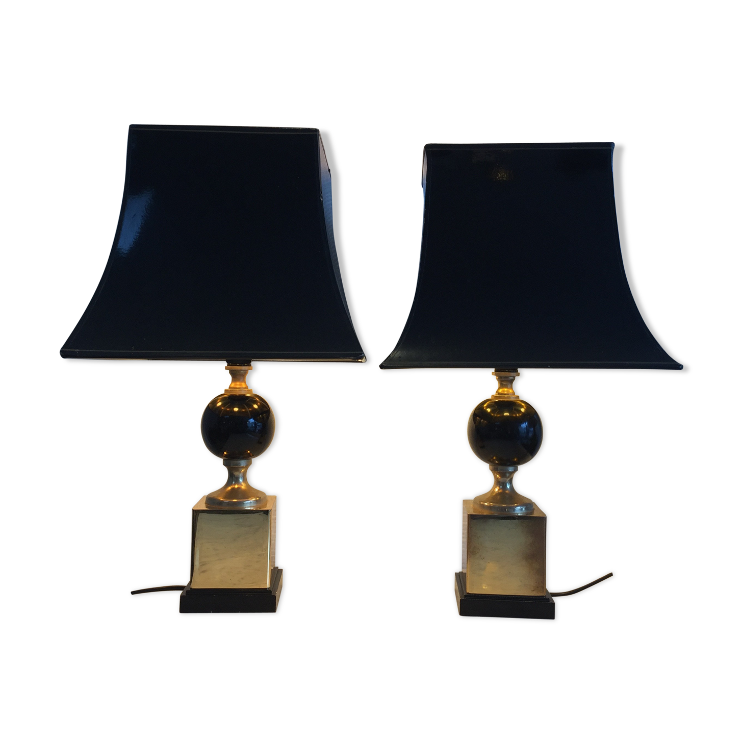 Paire de lampes 1970