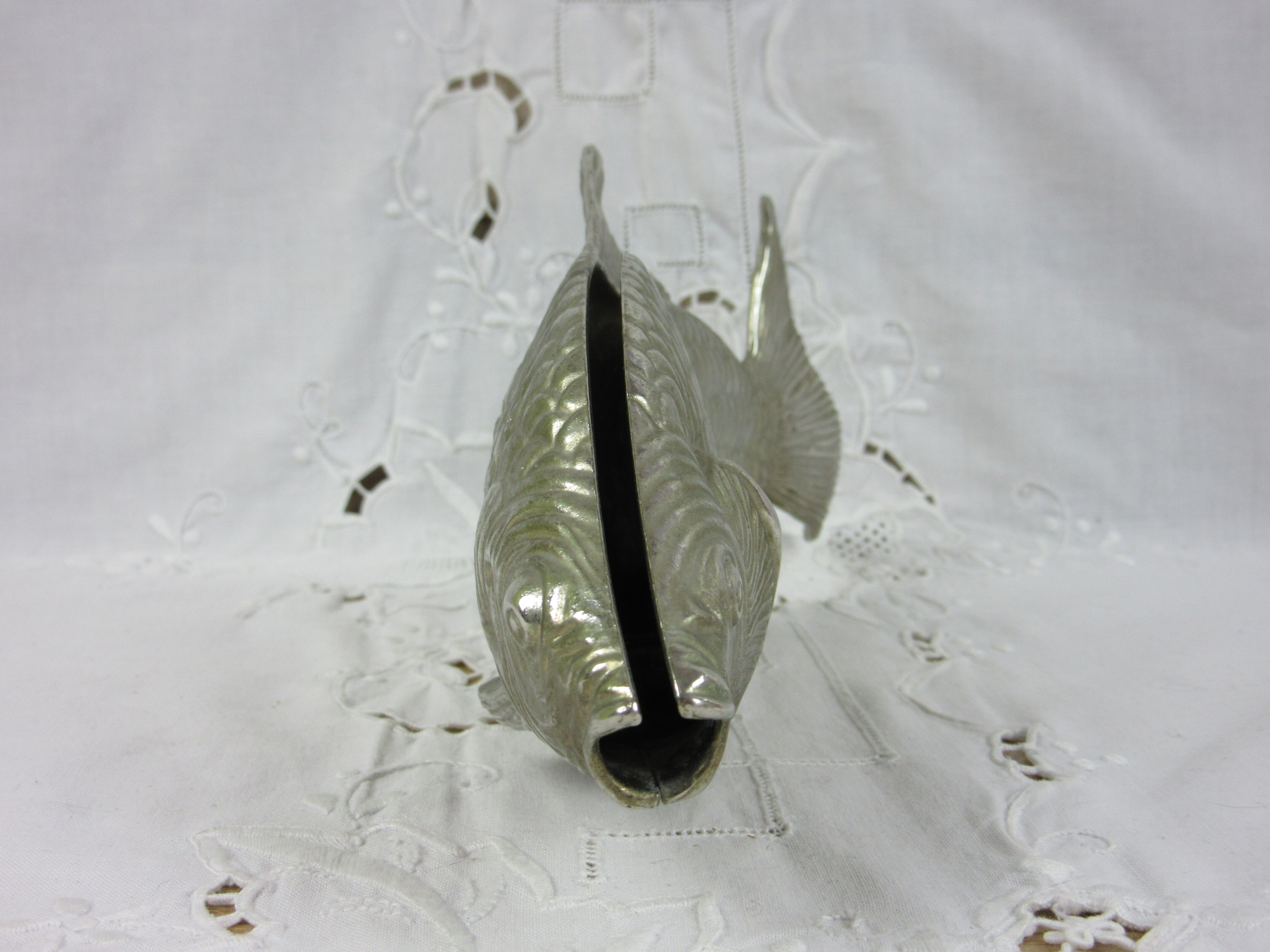 Porte-lettres poisson en métal