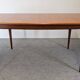 Extendable Scandinavian teak dining table, circa 1960