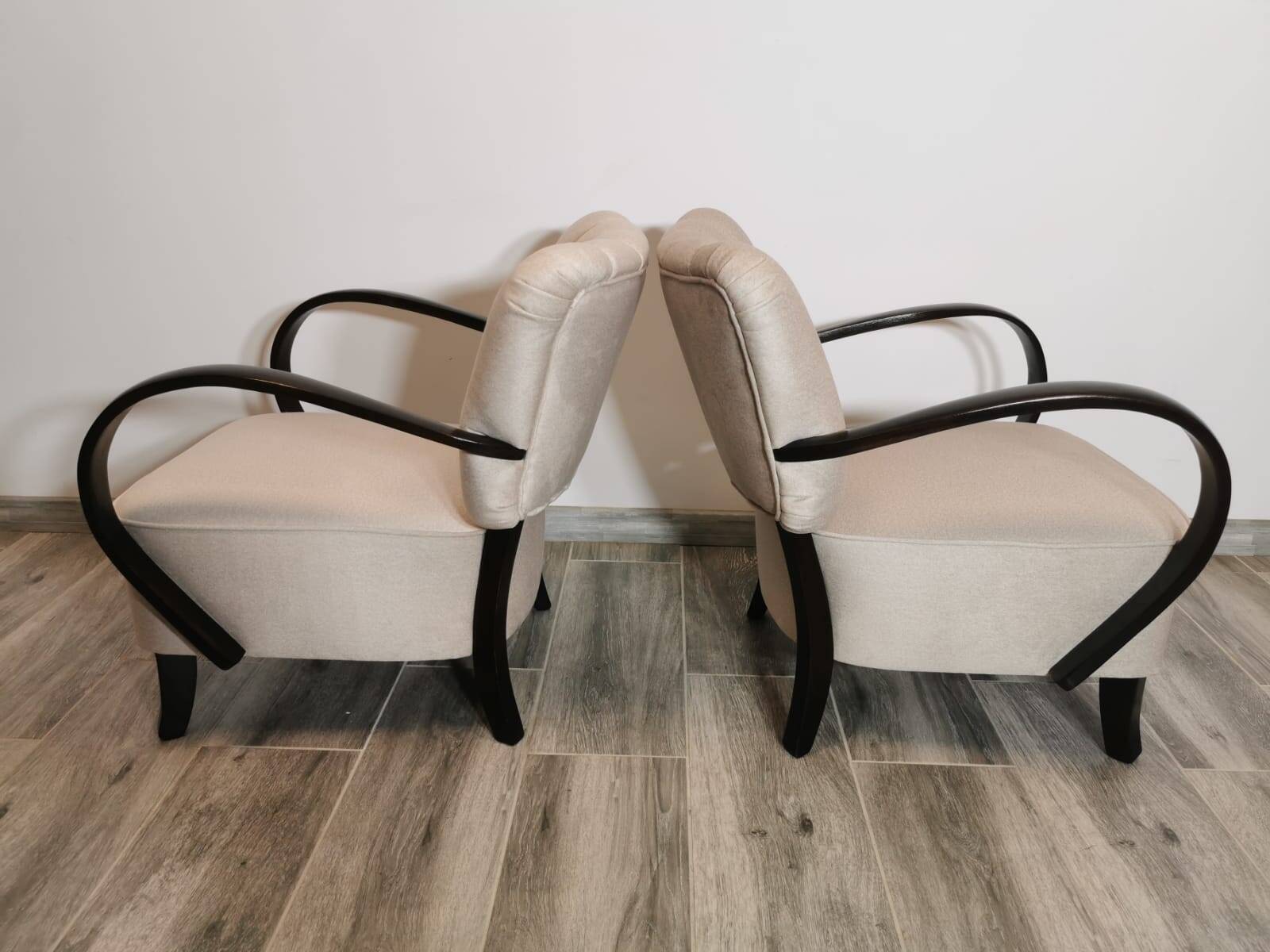 Armchairs by Jindřich Halabala, 1950s, Set of 2
