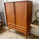 Teak Highboard by Svend Aage Madsen for K. Knudsen & Son