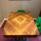 Walnut Art Deco Czech dining table