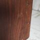 Art Deco design bench in wood and fabric - 1930s/40s