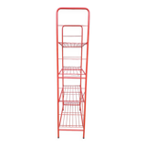 Modular lacquered metal shelf 1980
