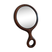 Miroir à main biseauté 11x20cm