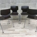 Set of 4 vintage chairs and Flottoto design