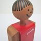 wooden toy footballer design P. Schweizer for Naef Switzerland