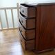 Victorian English commode (19th century) in solid wood