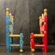 Pair of wooden chairs