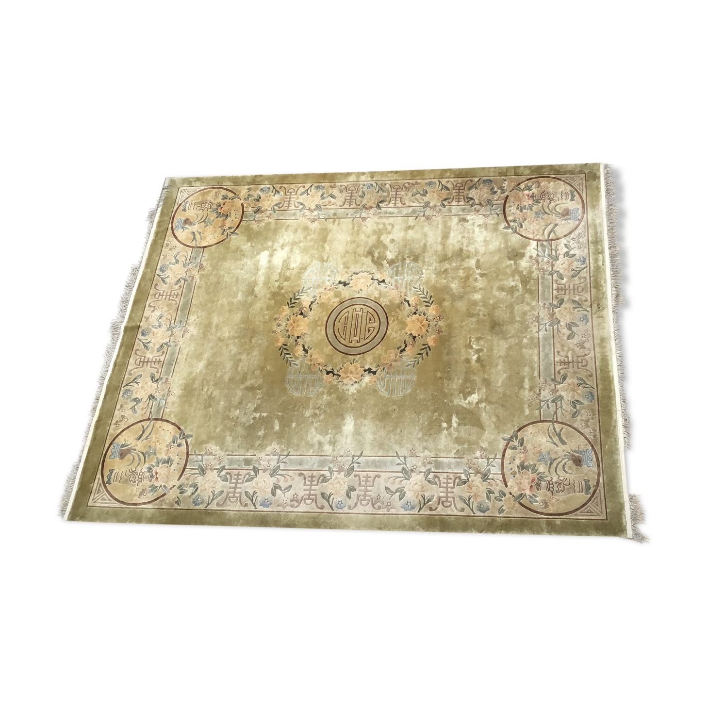 Chinese silk carpet 244x305 bought in 1985