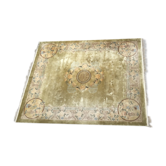 Tapis chinois en soie 244x305 acheté en 1985