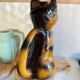 Large vintage cat carafe