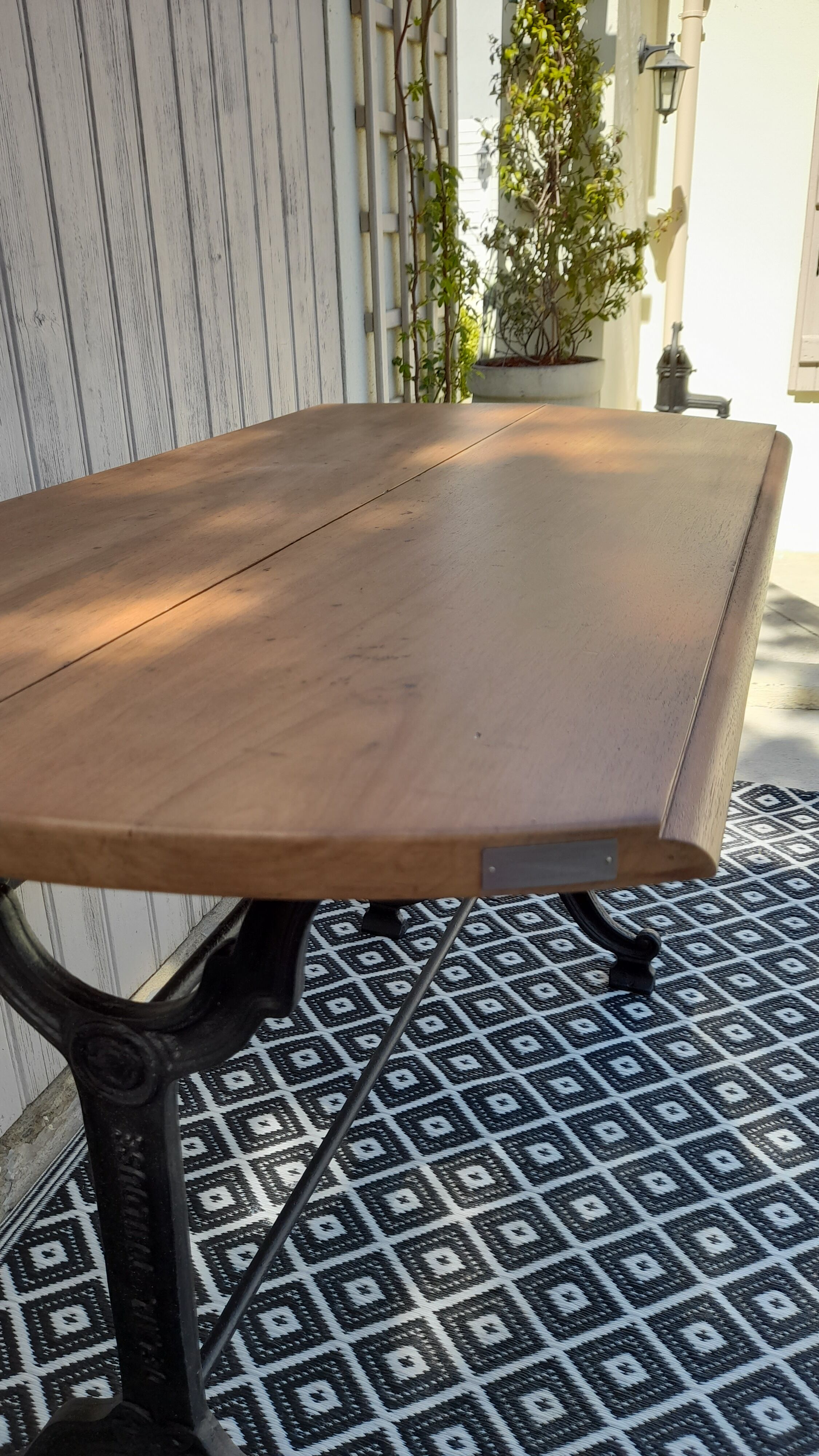 Old bistro table