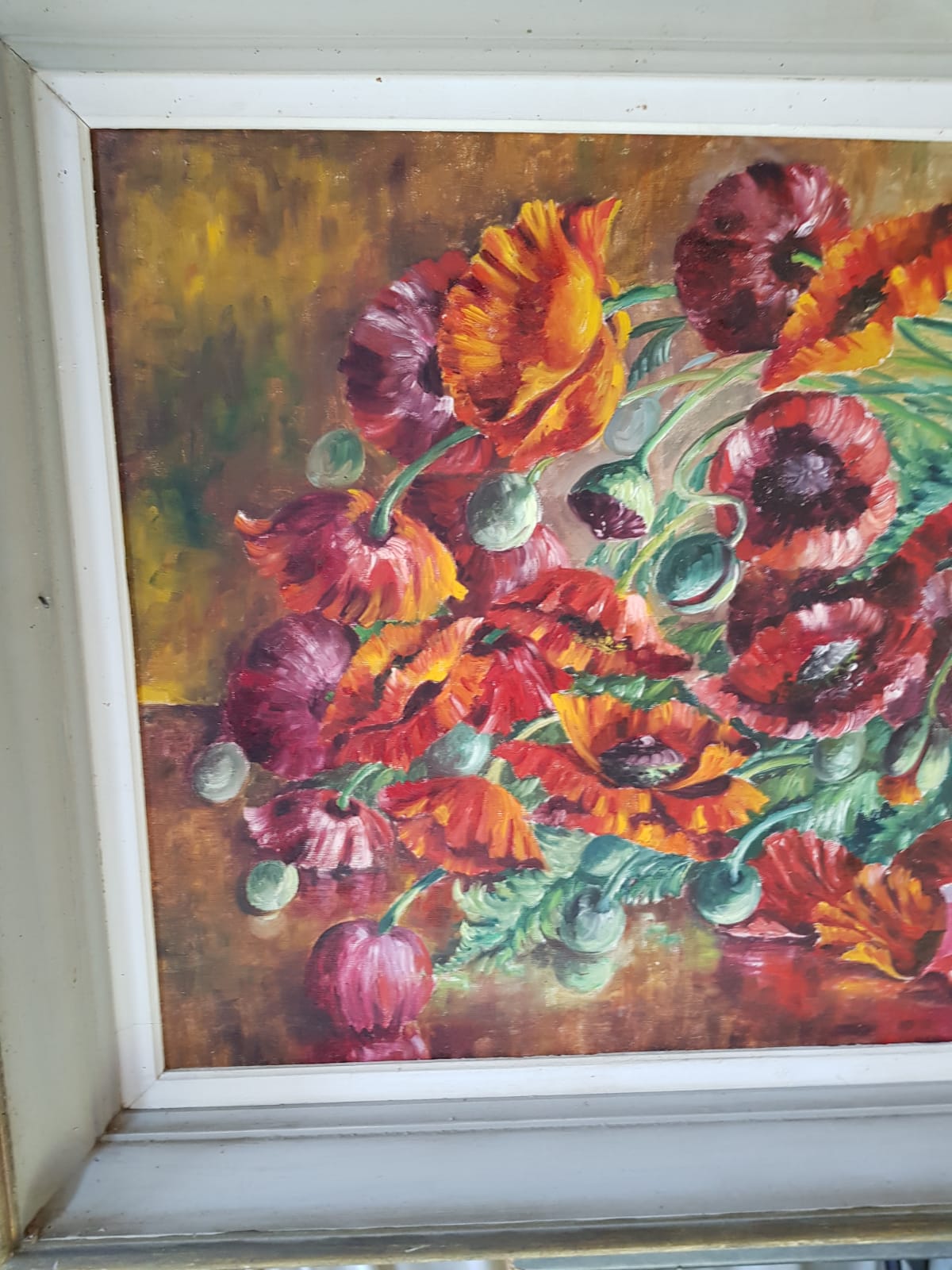 Old oil painting on canvas D. Perreau