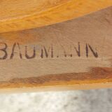 pair of Baumann bistro chairs