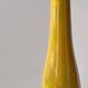 Vase soliflore en céramique jaune irisé 34cm