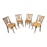 4 vintage bistro chairs