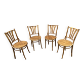 4 vintage bistro chairs