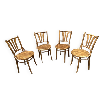 4 vintage bistro chairs