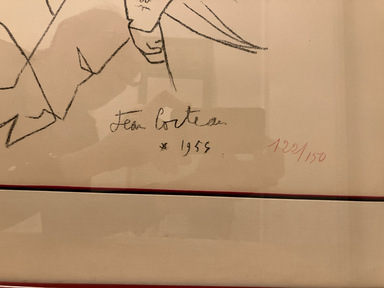 JEAN COCTEAU - "The Children", 1955 - Lithograph 122/150