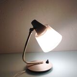 Bedside lamp with pleated day blinds, vintage 60