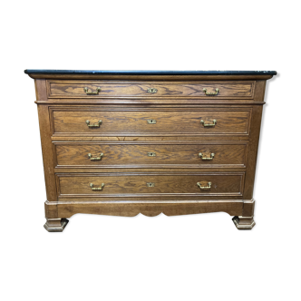 Louis XVI-style 4-drawer chest of drawers
