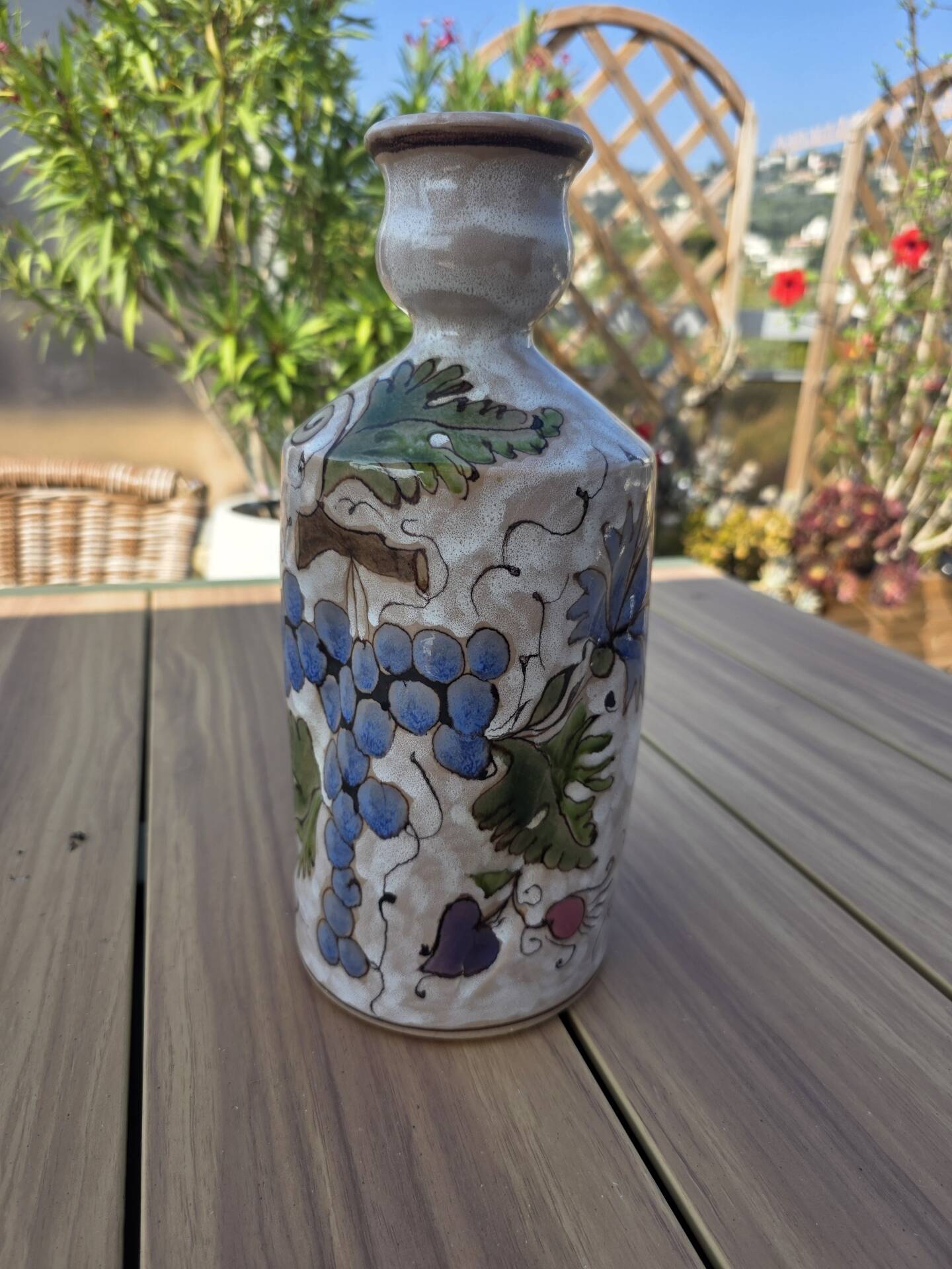 Vintage bottle vase Gunter Erhart SKK Merano / Italian ceramics